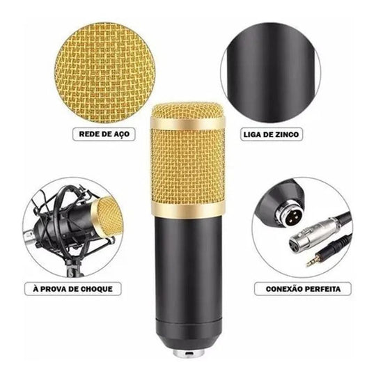 Condenser Microphone Podcast Studio Professional Recording