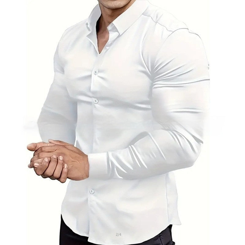 Men's Business Non-ironing Professional Anti-wrinkle Casual Shirt